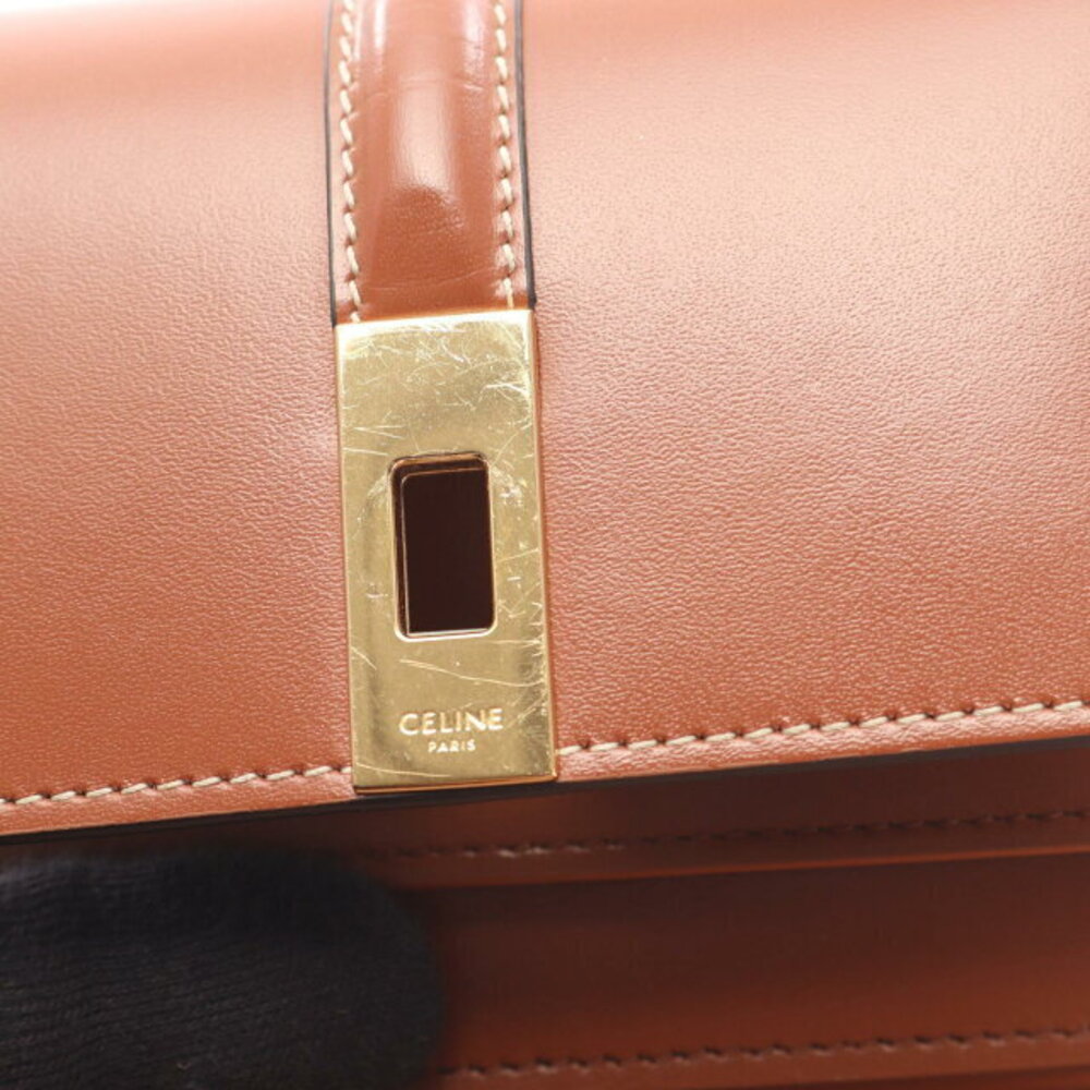 Celine Wallet Trifold Brown Leather - Picture 5 of 8